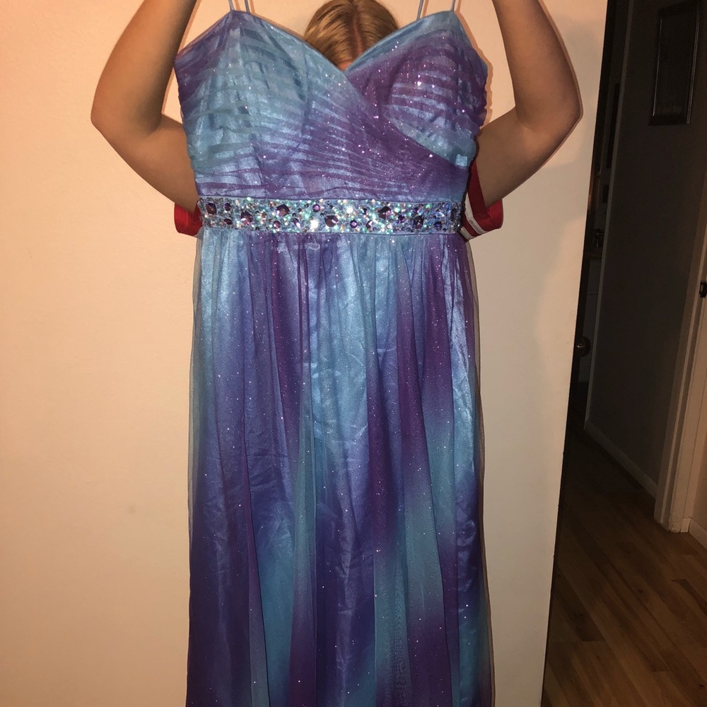 Prom dress full length size 9/10